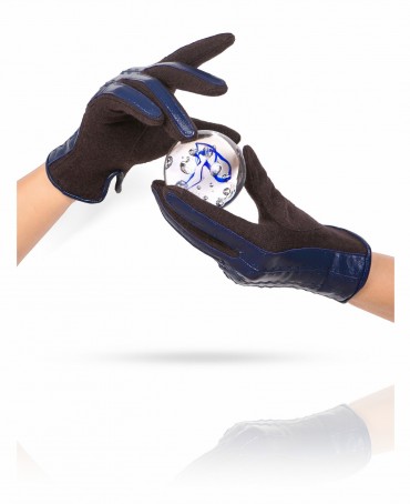 Перчатки Женские i.LT_VASSA/NAVY.BR